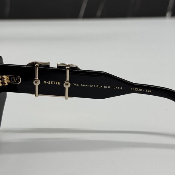 NEW VALENTINO VLS-166A GREY BLACK CAT EYE SUNGLASSES VALENTINO main image 7